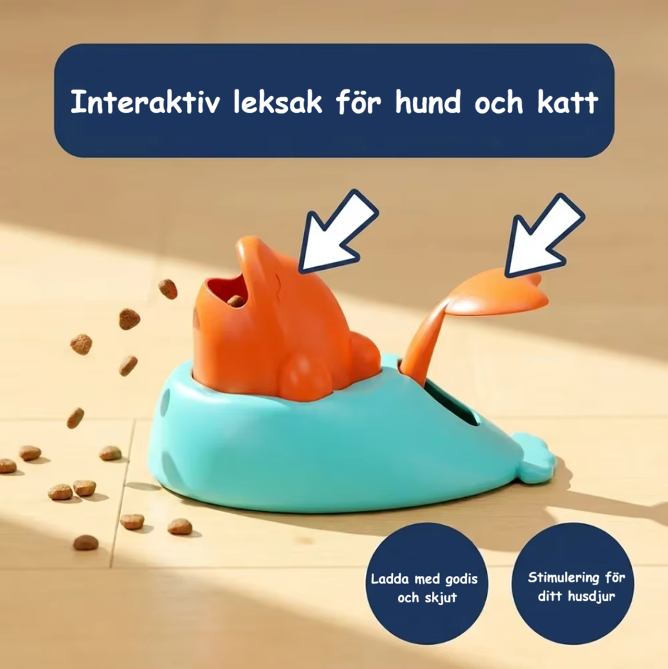 Interaktiv hund/katt leksak